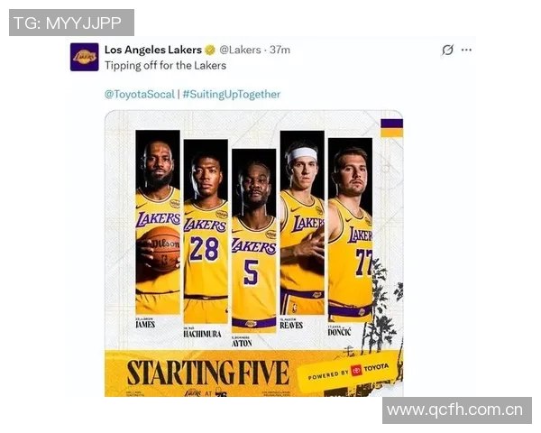 双核联手逆转胜利湖人发布詹姆斯东契奇赢球海报庆祝